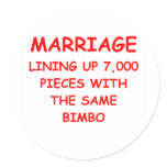 MARRIAGE stickers