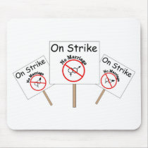 Marriage Strike Mousepad-White Background