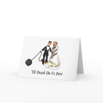 Marriage: 'Til Death Do Us Part Card