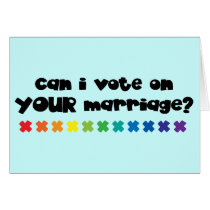 Marriage Vote cards