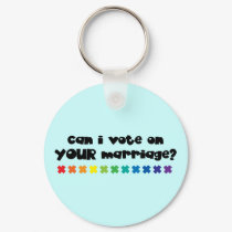 Marriage Vote keychains