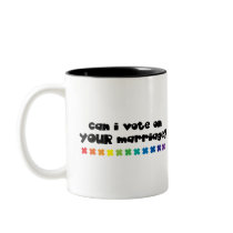Marriage Vote mugs by smallhandsdesigns Marriage Vote mugs