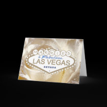 MARRIED In Fabulous Las Vegas Announcement Card