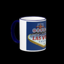 MARRIED IN Fabulous Las Vegas Blue Ringer T Mug by vegasdusoleil MARRIED IN Fabulous Las Vegas Blue Ringer T Mug