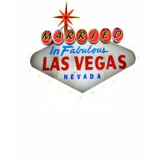 Married in Fabulous Las Vegas Bride Shirt shirt