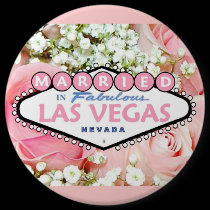 MARRIED In Fabulous Las Vegas Button