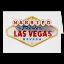 MARRIED IN FABULOUS LAS VEGAS CARD