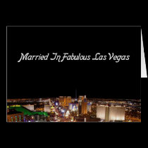 Married In Fabulous Las Vegas Card