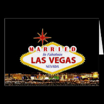MARRIED In Fabulous Las Vegas Card cards