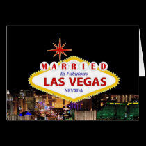 MARRIED In Fabulous Las Vegas Card cards