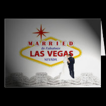 MARRIED IN FABULOUS LAS VEGAS Card