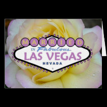 MARRIED In Fabulous Las Vegas Card Floral
