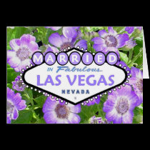 MARRIED In Fabulous Las Vegas Floral Card