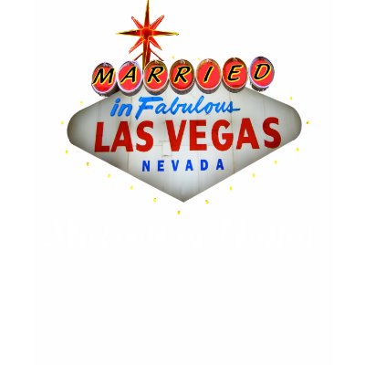 Married in Fabulous Las Vegas Matron of Honor Tee Shirt by urbanphotos