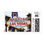 Married in Fabulous Las Vegas postage