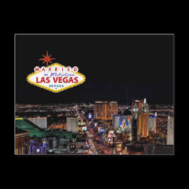 MARRIED In Fabulous Las Vegas Postcard by vegasdusoleil MARRIED In Fabulous Las Vegas Postcard