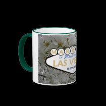 MARRIED In Fabulous Las Vegas Ringer T Mug by vegasdusoleil MARRIED In Fabulous Las Vegas Ringer T Mug