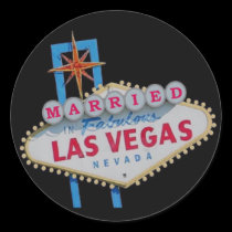 MARRIED In  Fabulous Las Vegas Sticker