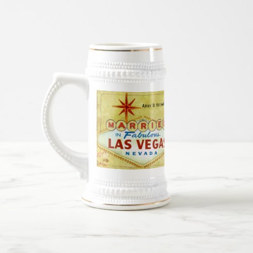Married in Fabulous Las Vegas - Vintage mug