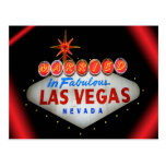 Married in Fabulous Las Vegas Wedding Announcement Post Cards