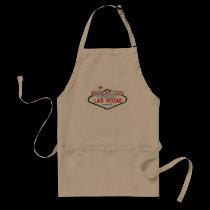 Married in Las Vegas Apron aprons