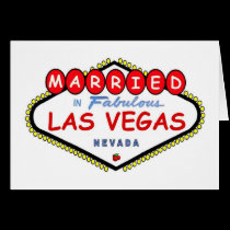 MARRIED In Las Vegas Cherry logo card
