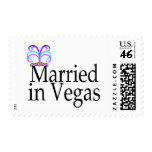 Married In Vegas Postage Stamp