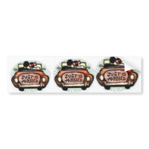 married, married, married bumper stickers by willepoot married, married, married bumper stickers