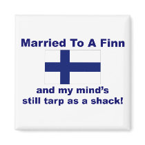 Married To A Finn magnets