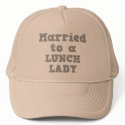 MARRIED TO A LUNCH LADY hats by doonidesigns MARRIED TO A LUNCH LADY hats