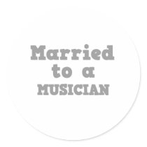 MARRIED TO A MUSICIAN stickers by doonidesigns MARRIED TO A MUSICIAN stickers