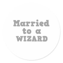 MARRIED TO A WIZARD stickers