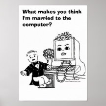 MARRIED TO COMPUTER?  Poster