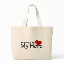 Married To My Hero Tote Bags