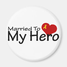 Married To My Hero Refrigerator Magnet