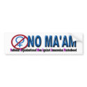 Married with Children NO MAAM bumper stickers
