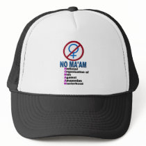 Married with Children NO MAAM Mesh Hats