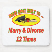 Marry And Divorce Mouse Pads