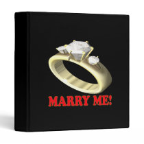Marry Me 3 Ring Binder