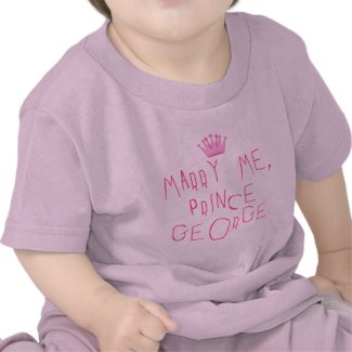 Marry Me Prince George T-shirt