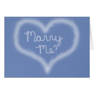 Marry Me Skywriting card