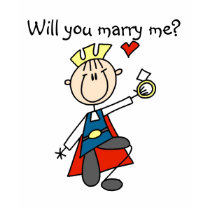 Marry Me Wedding Proposal Tshirts and Gifts