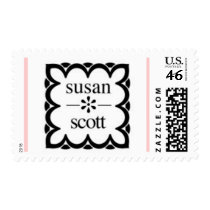 Marry Monograms Custom Wedding Postage stamps