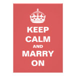Marry On Wedding invitations