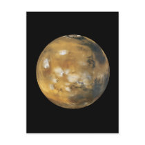 Mars!  A beautiful image from space.  NASA Post Card
