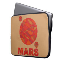 Mars Art Neoprene Laptop Sleeve