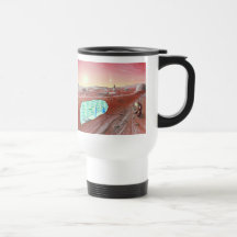 Mars colony mug