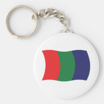 Mars Flag Keychain