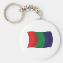 Mars Flag Keychain