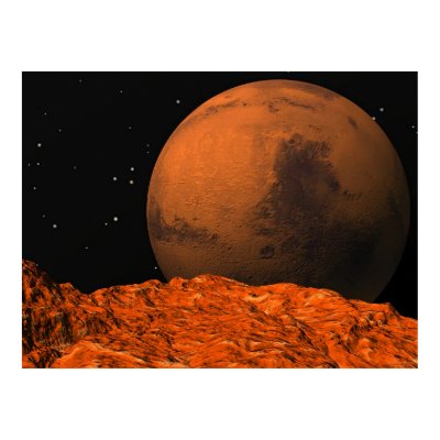 Mars from Phobos Posters by Peter_Sharpe
